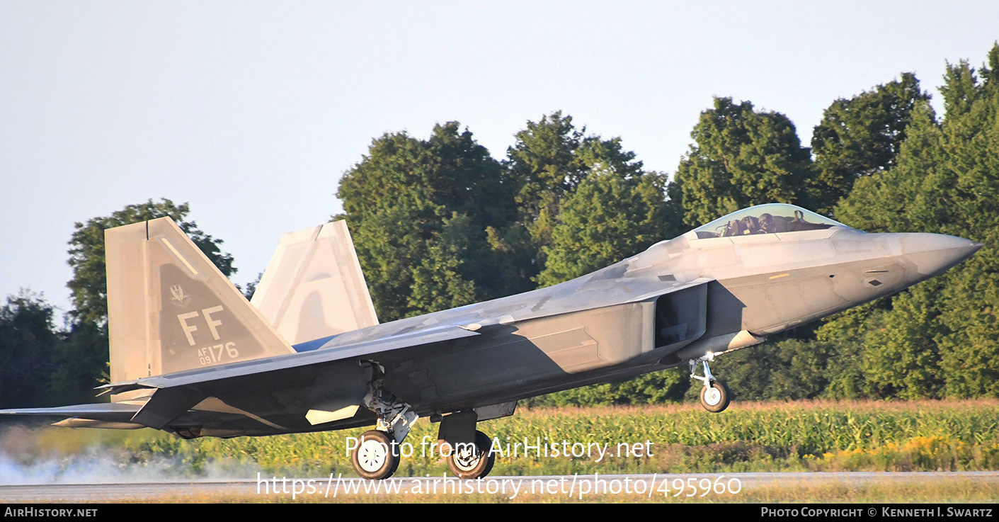 Aircraft Photo of 09-4176 / AF09-176 | Lockheed Martin F-22A Raptor | USA - Air Force | AirHistory.net #495960