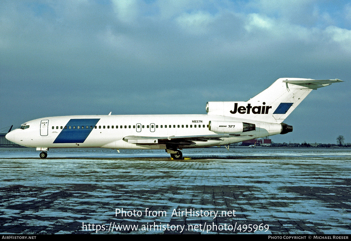 Aircraft Photo of N837N | Boeing 727-51 | Jetair | AirHistory.net #495969