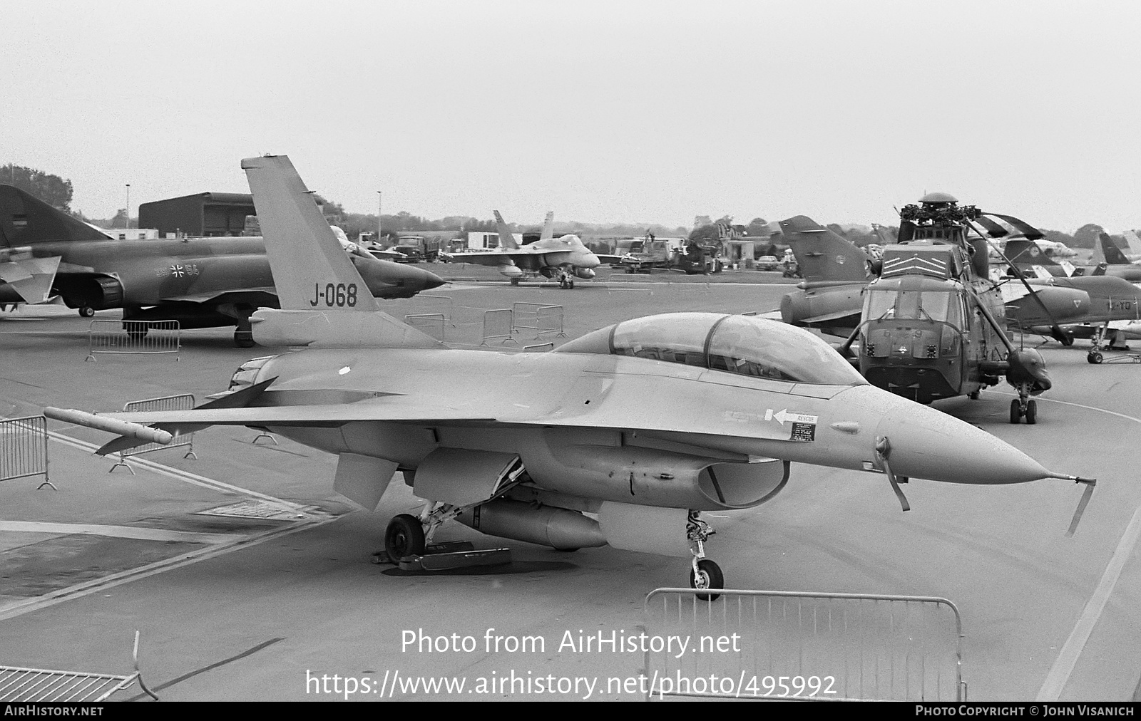 Aircraft Photo of J-068 | General Dynamics F-16B Fighting Falcon | Netherlands - Air Force | AirHistory.net #495992