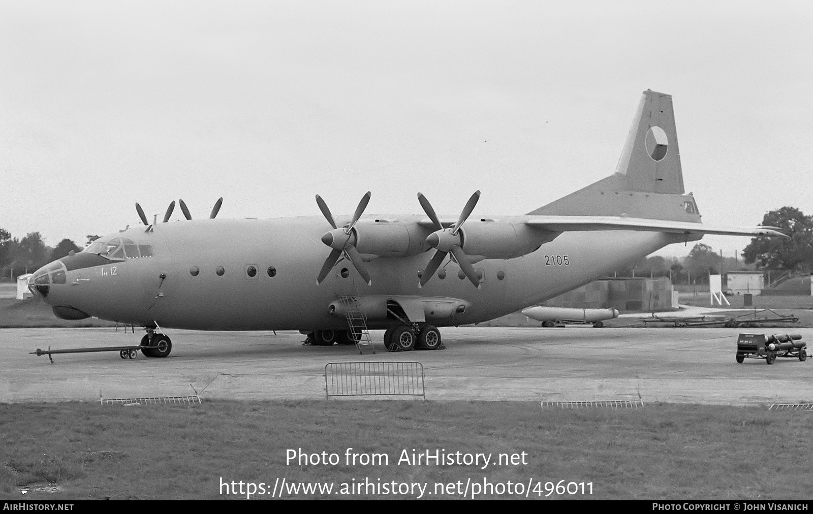 Aircraft Photo of 2105 | Antonov An-12BP | Czechoslovakia - Air Force | AirHistory.net #496011