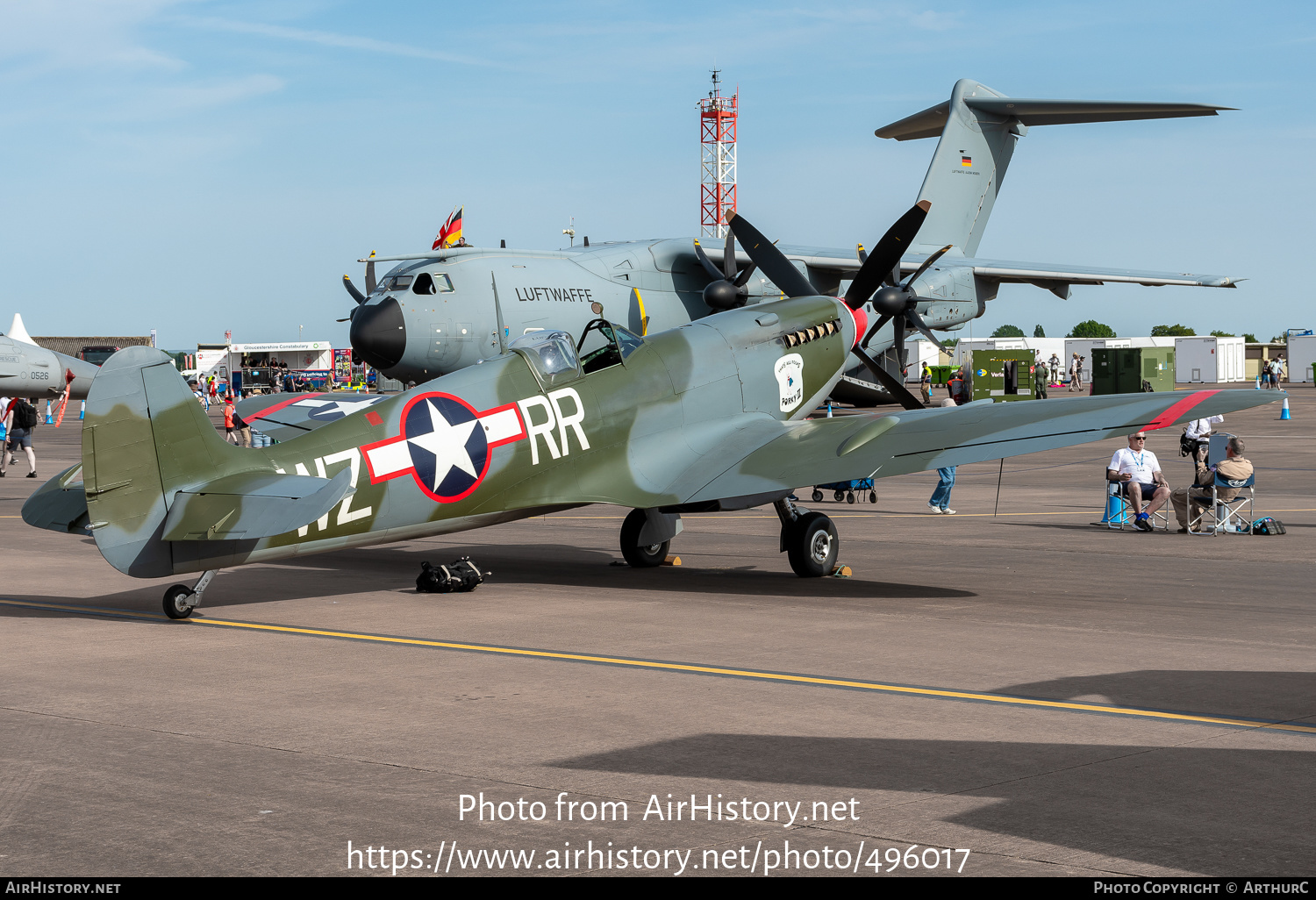 Aircraft Photo of G-PBIX | Supermarine 361 Spitfire LF16E | USA - Air Force | AirHistory.net #496017