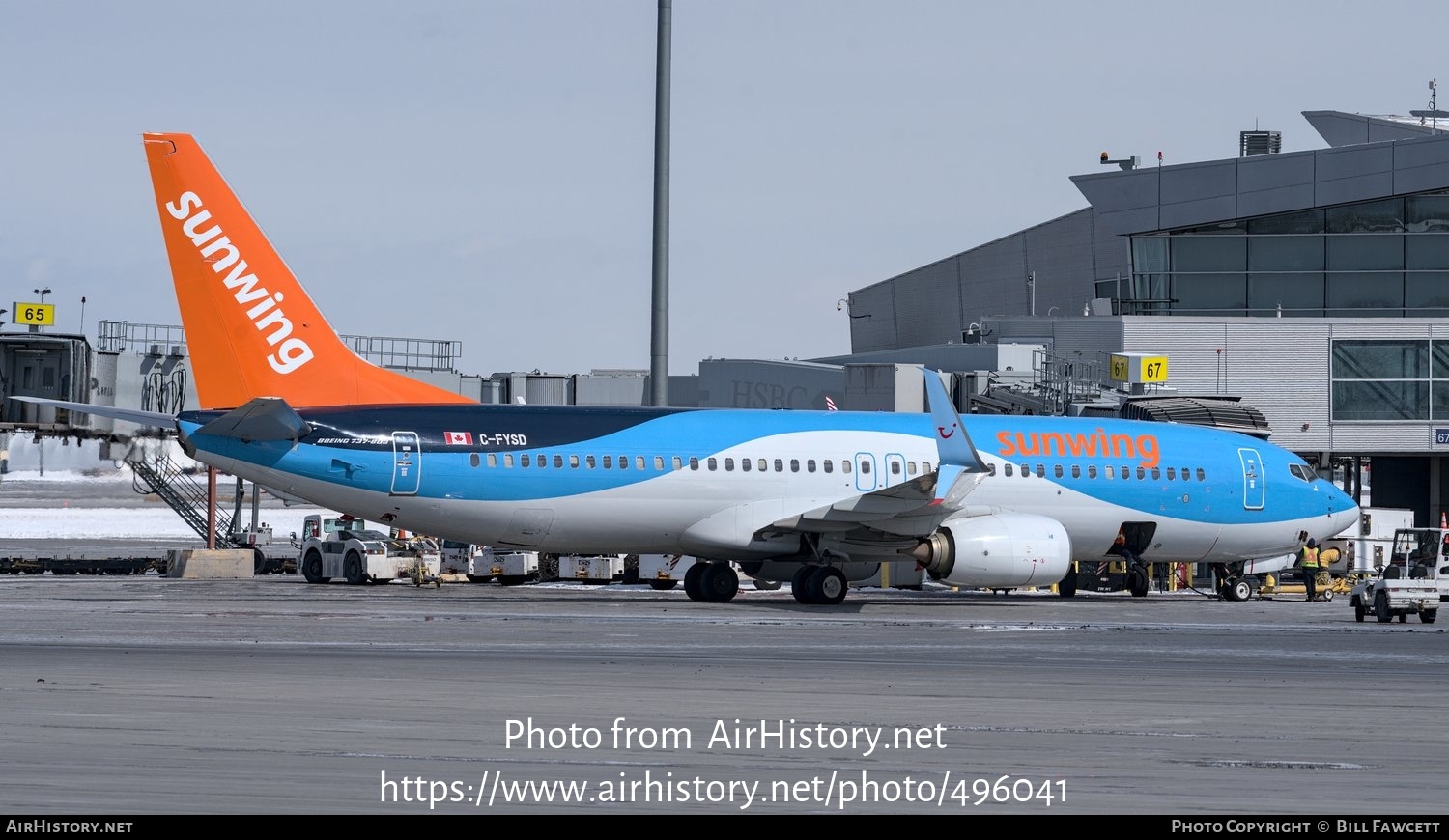 Aircraft Photo of C-FYSD | Boeing 737-8K5 | Sunwing Airlines | AirHistory.net #496041