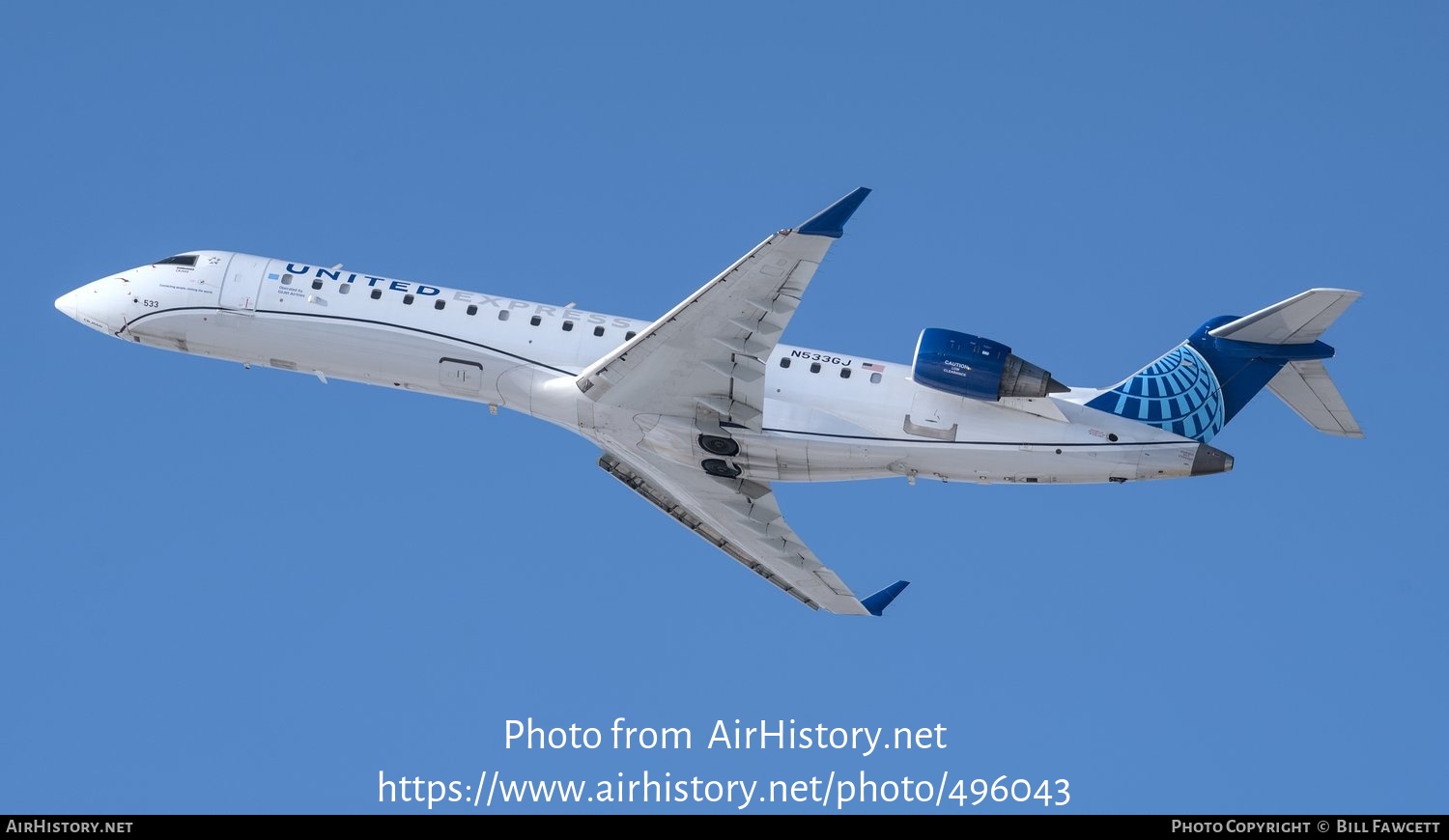 Aircraft Photo of N533GJ | Bombardier CRJ-550 (CL-600-2C11) | United Express | AirHistory.net #496043