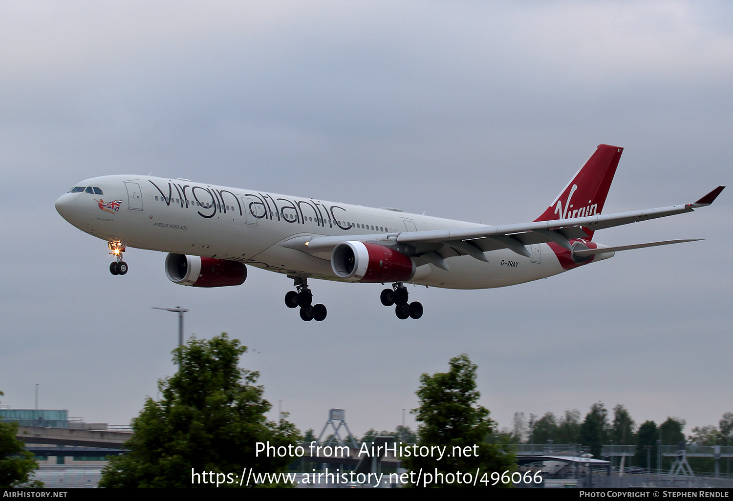 Aircraft Photo of G-VRAY | Airbus A330-343 | Virgin Atlantic Airways | AirHistory.net #496066