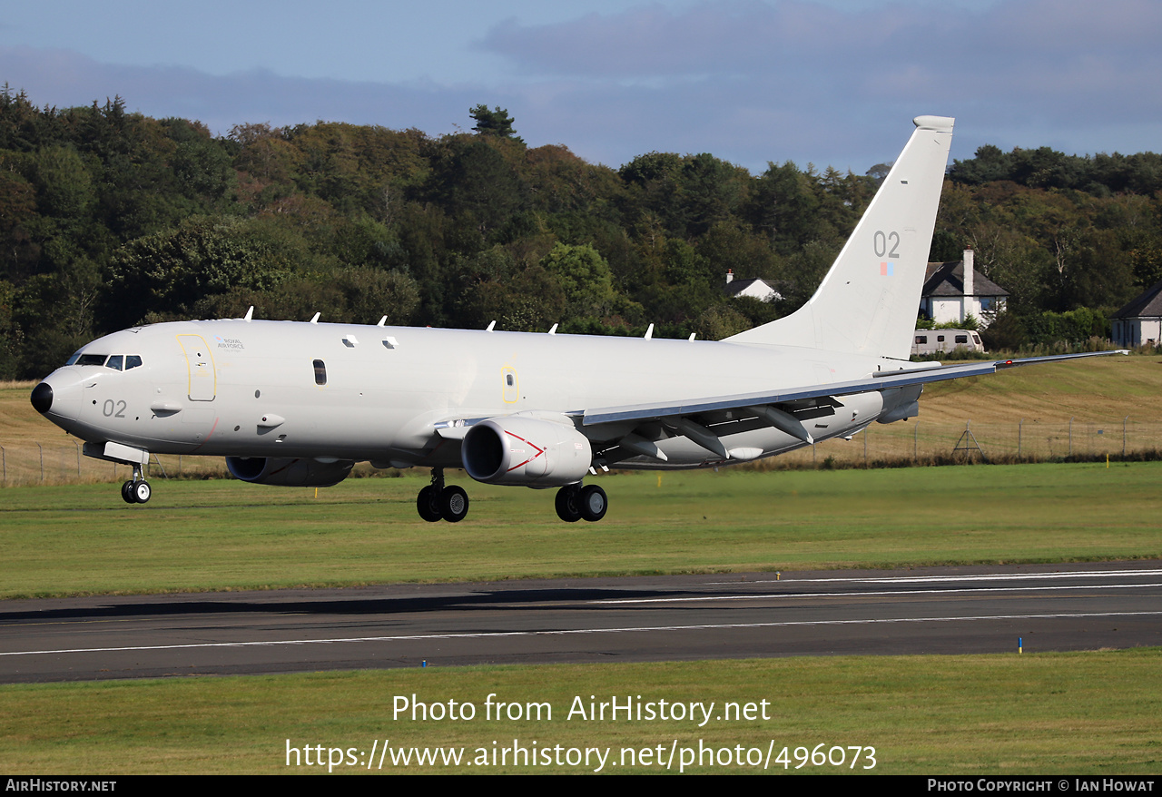 Aircraft Photo of ZP802 | Boeing P-8A Poseidon MRA1 | UK - Air Force | AirHistory.net #496073