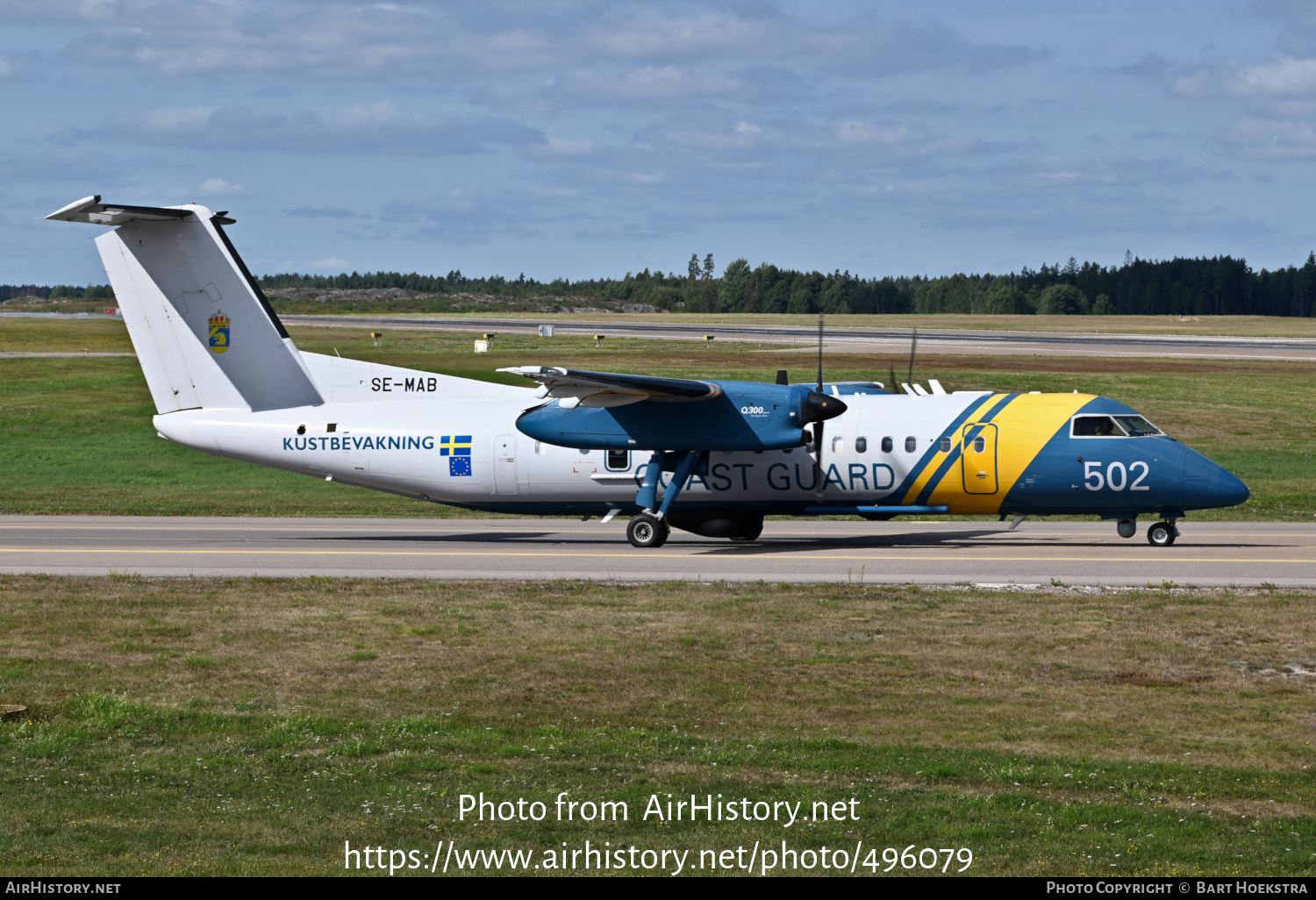 Aircraft Photo of SE-MAB | Bombardier DHC-8-311AQ Dash 8 | Kustbevakning - Swedish Coastguard | AirHistory.net #496079