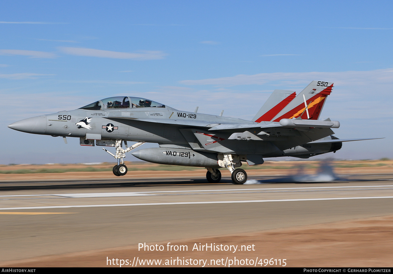 Aircraft Photo of 166858 | Boeing EA-18G Growler | USA - Navy | AirHistory.net #496115