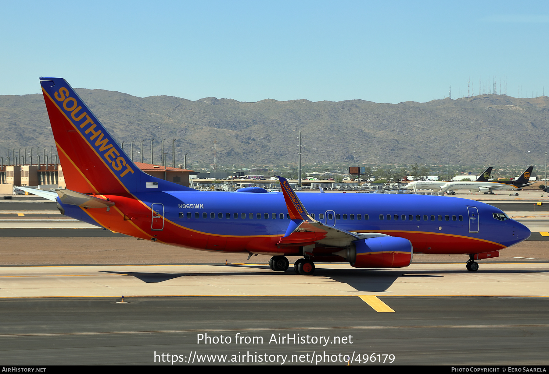 Aircraft Photo of N965WN | Boeing 737-7H4 | Southwest Airlines | AirHistory.net #496179