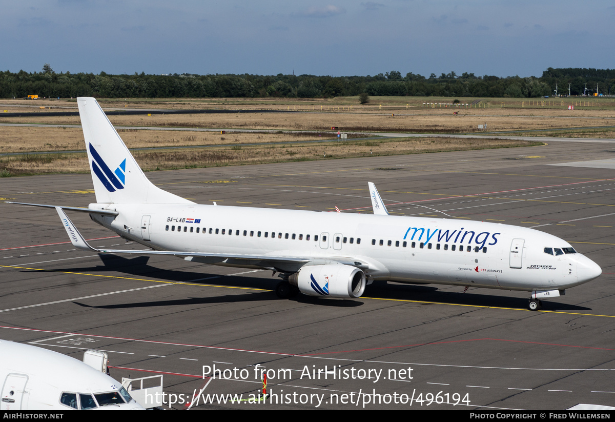 Aircraft Photo of 9A-LAB | Boeing 737-8K5 | MyWings | AirHistory.net #496194