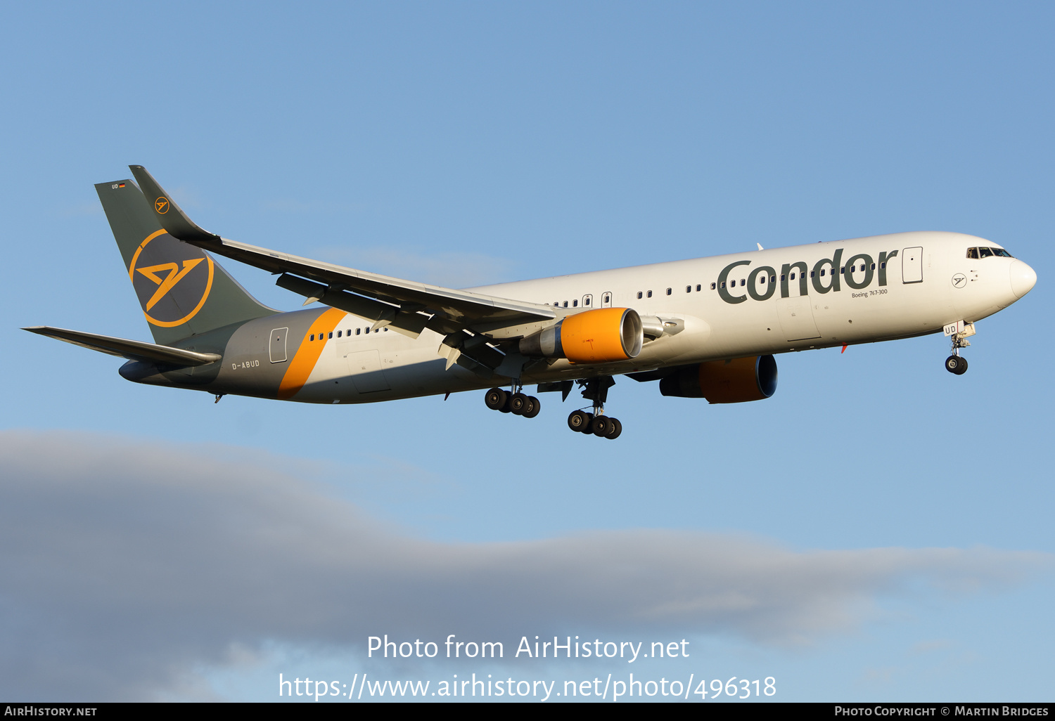 Aircraft Photo of D-ABUD | Boeing 767-330/ER | Condor Flugdienst | AirHistory.net #496318