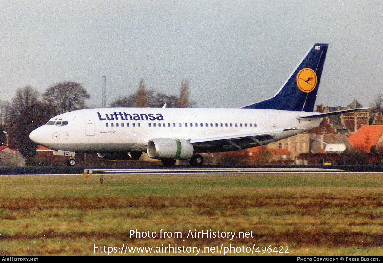 Aircraft Photo of D-ABIC | Boeing 737-530 | Lufthansa | AirHistory.net #496422