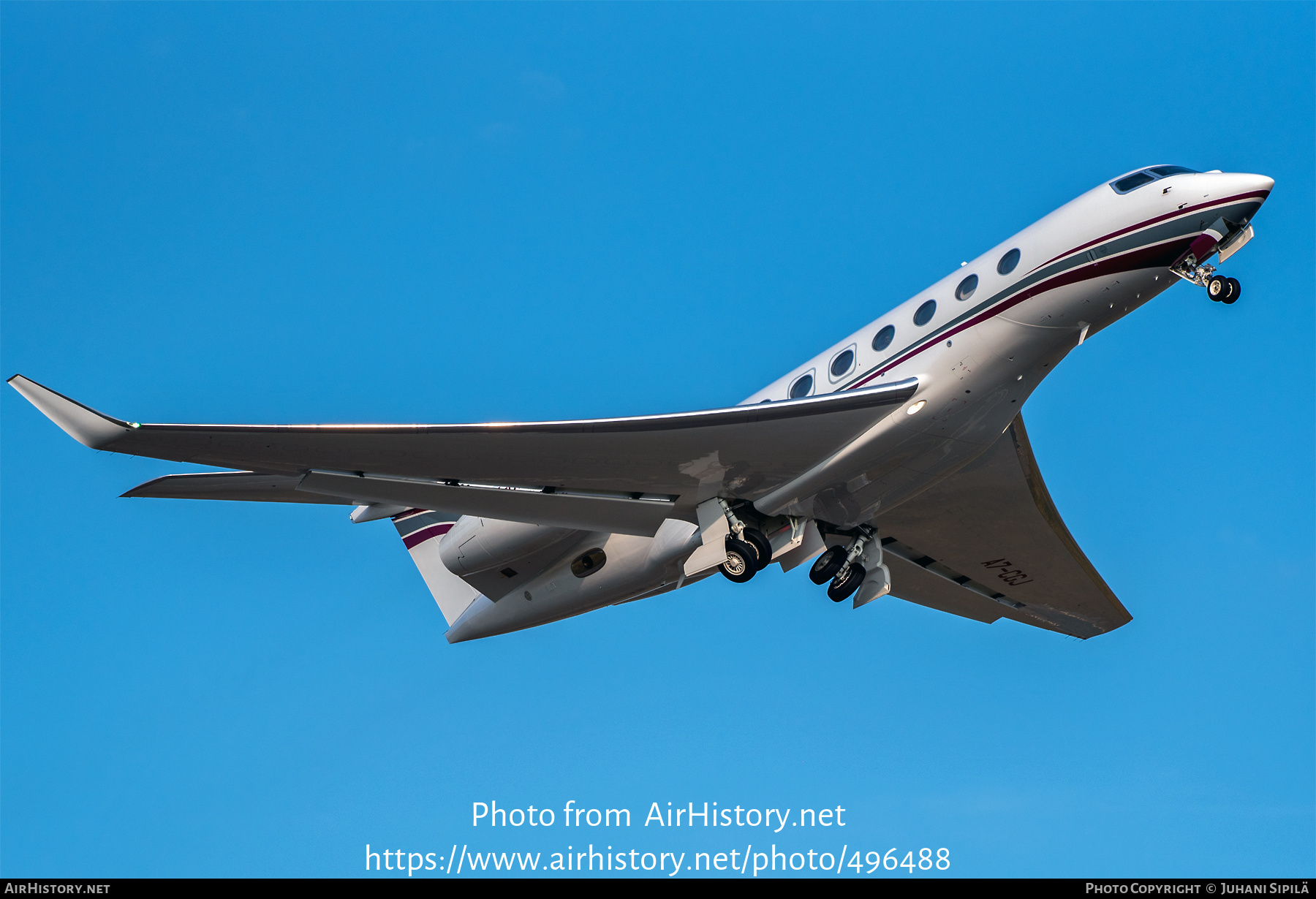 Aircraft Photo of A7-CGJ | Gulfstream Aerospace G650ER (G-VI) | Qatar Executive | AirHistory.net #496488