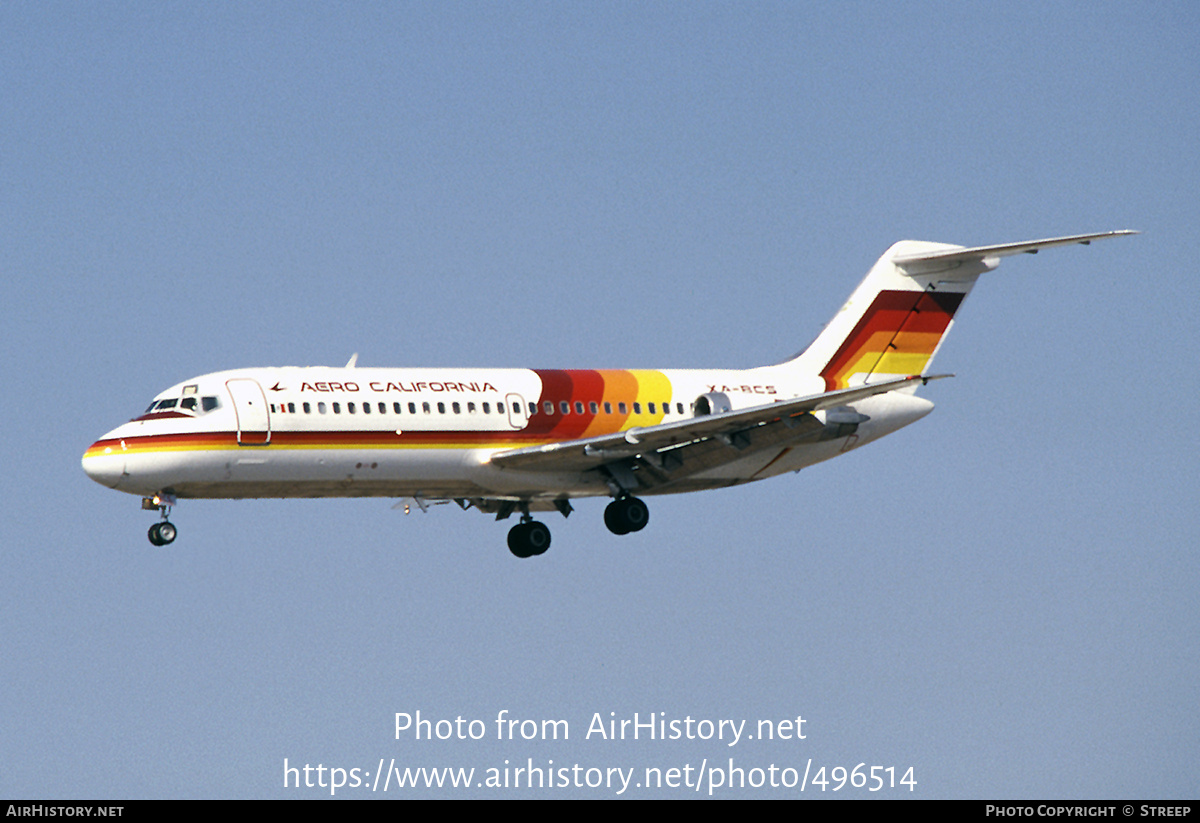 Aircraft Photo of XA-BCS | Douglas DC-9-14 | Aero California | AirHistory.net #496514