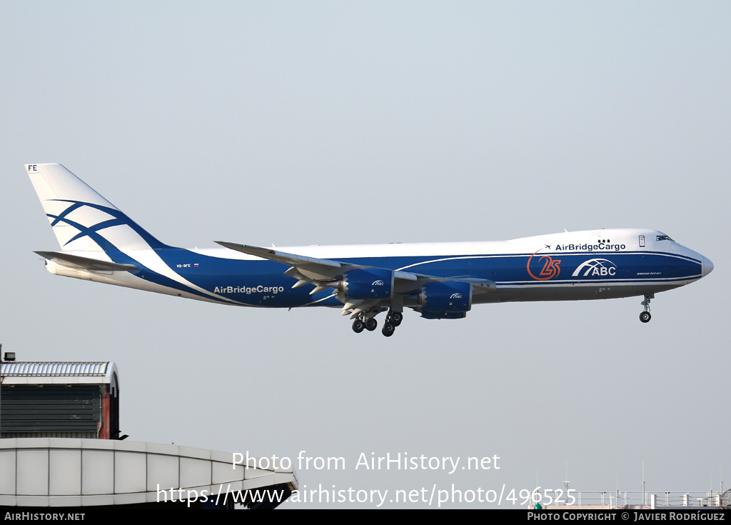 Aircraft Photo of VQ-BFE | Boeing 747-83QF/SCD | ABC Pharma - AirBridgeCargo Airlines | AirHistory.net #496525