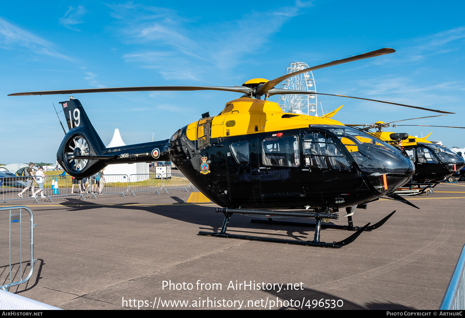 Aircraft Photo of ZM519 | Airbus Helicopters H-135 Juno HT1 (EC-135T-3H) | UK - Air Force | AirHistory.net #496530