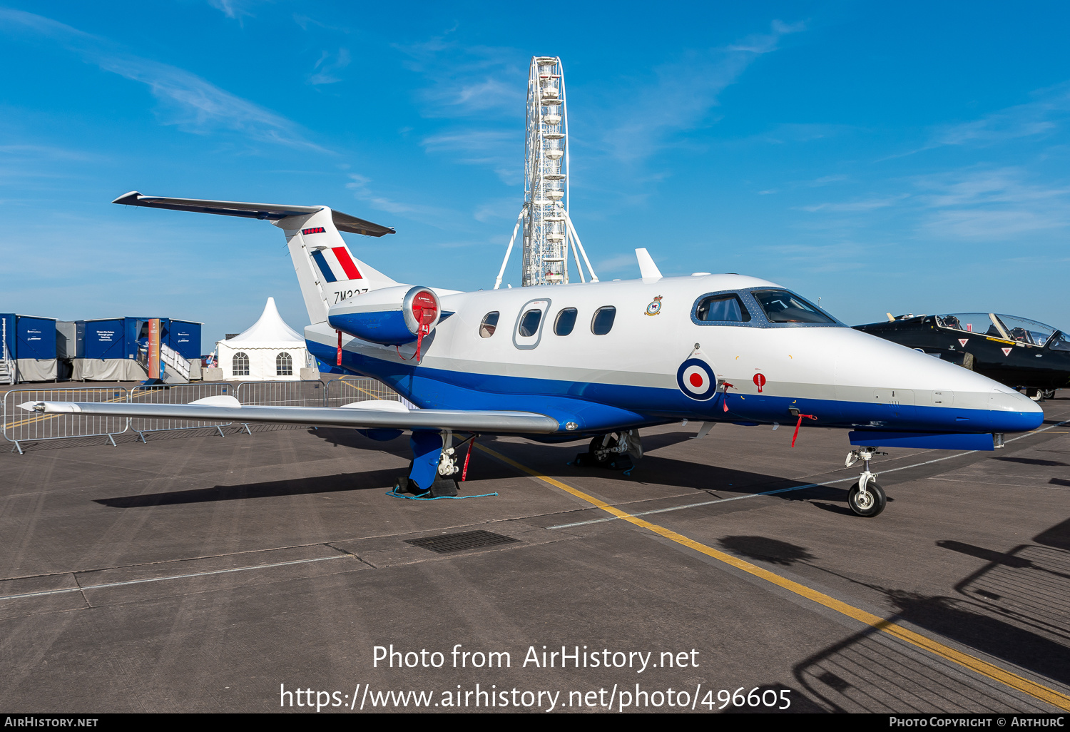 Aircraft Photo of ZM337 | Embraer EMB-500 Phenom 100 | UK - Air Force | AirHistory.net #496605