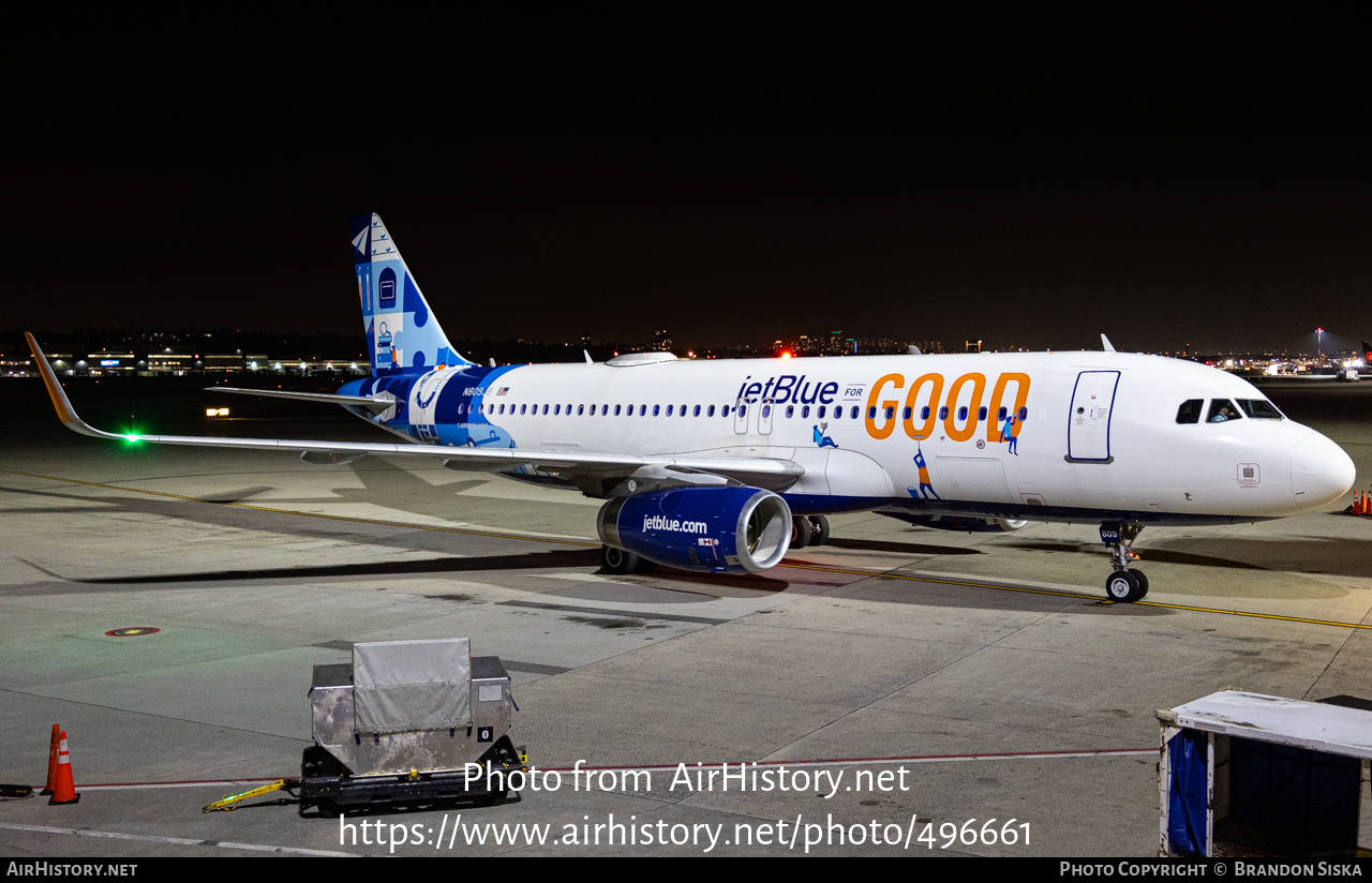 Aircraft Photo of N809JB | Airbus A320-232 | JetBlue Airways | AirHistory.net #496661