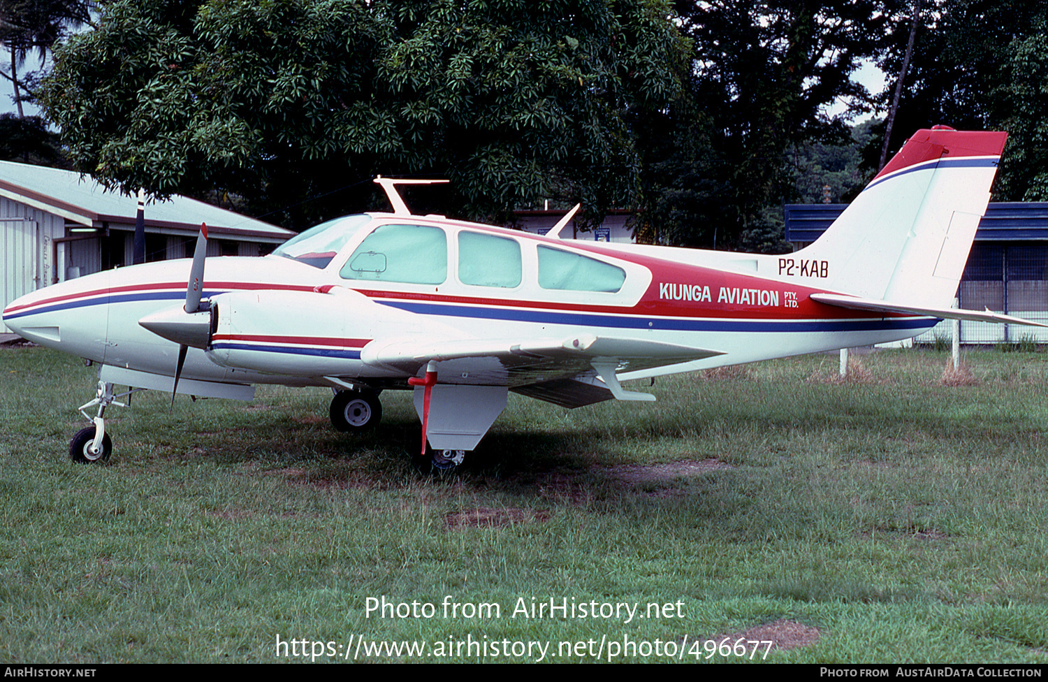 Aircraft Photo of P2-KAB | Beech E55 Baron | Kiunga Aviation | AirHistory.net #496677