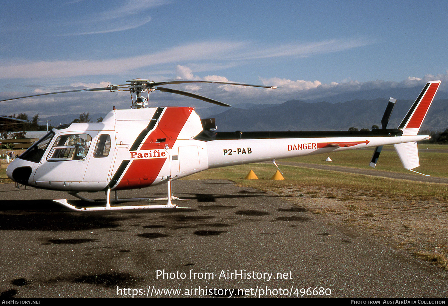 Aircraft Photo of P2-PAB | Aerospatiale AS-350B Squirrel | Pacific Helicopters | AirHistory.net #496680