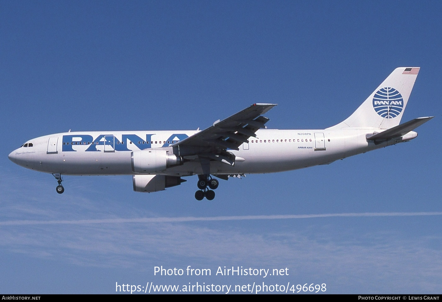 Aircraft Photo of N208PA | Airbus A300B4-203 | Pan American World Airways - Pan Am | AirHistory.net #496698