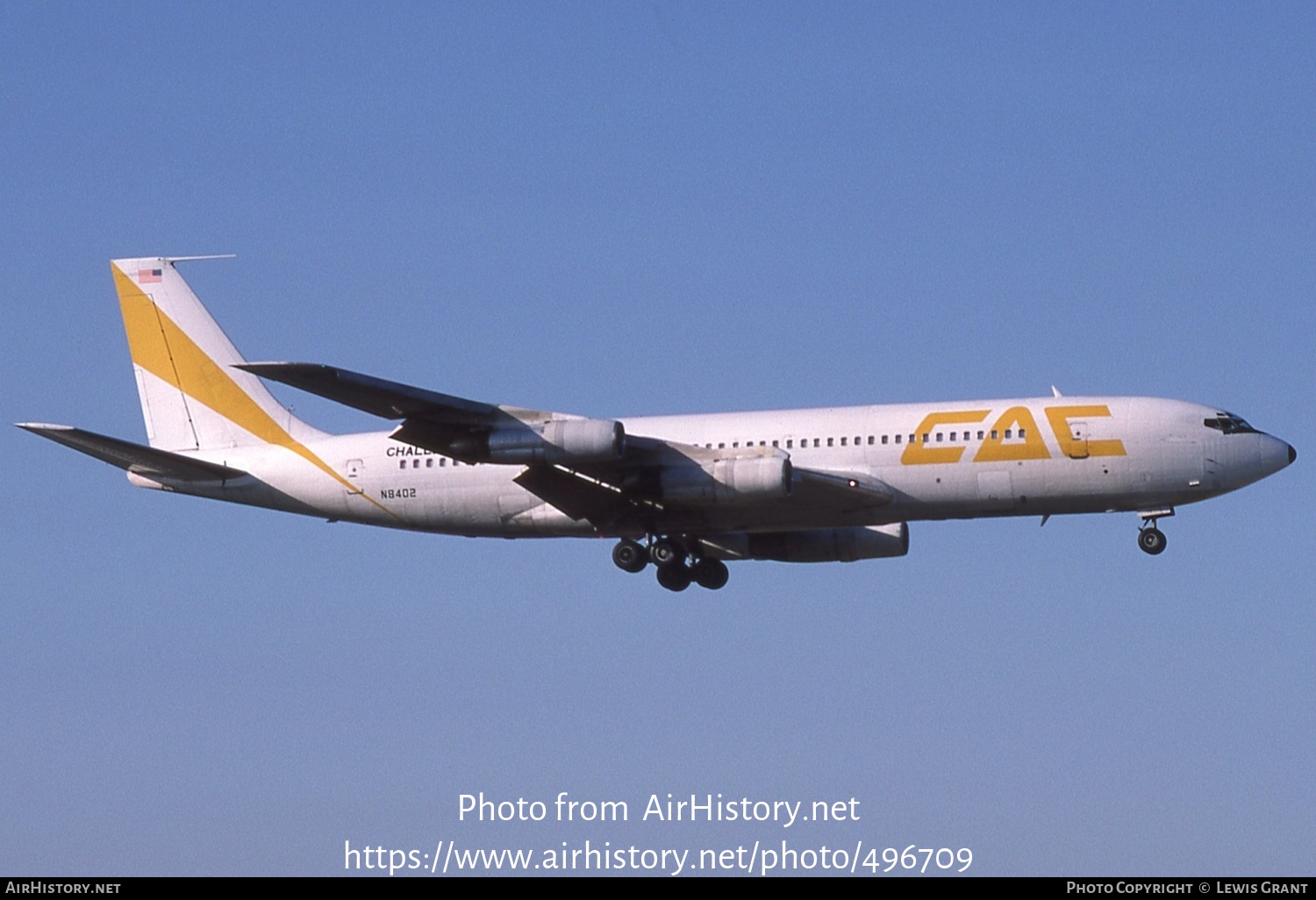 Aircraft Photo of N8402 | Boeing 707-323C | Challenge Air Cargo - CAC | AirHistory.net #496709