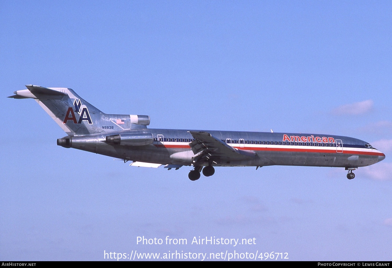 Aircraft Photo of N6838 | Boeing 727-223 | American Airlines ...