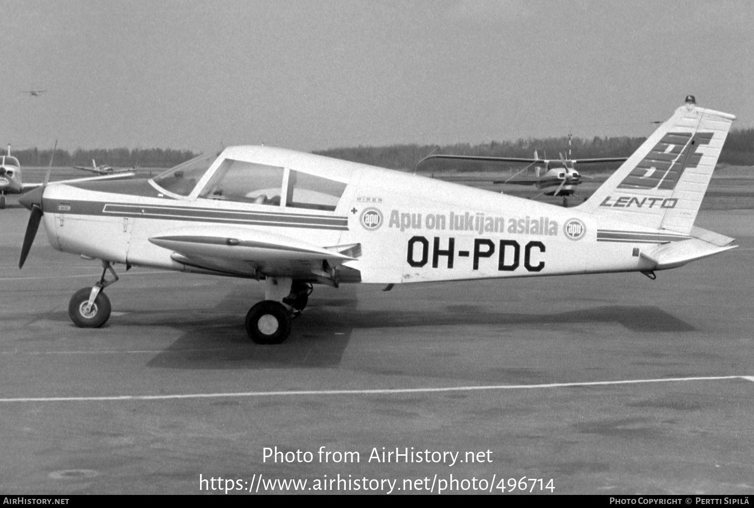 Aircraft Photo of OH-PDC | Piper PA-28-140 Cherokee C | BF-Lento | AirHistory.net #496714