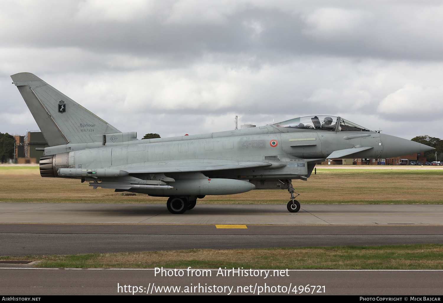 Aircraft Photo of MM7329 | Eurofighter F-2000A Typhoon | Italy - Air ...