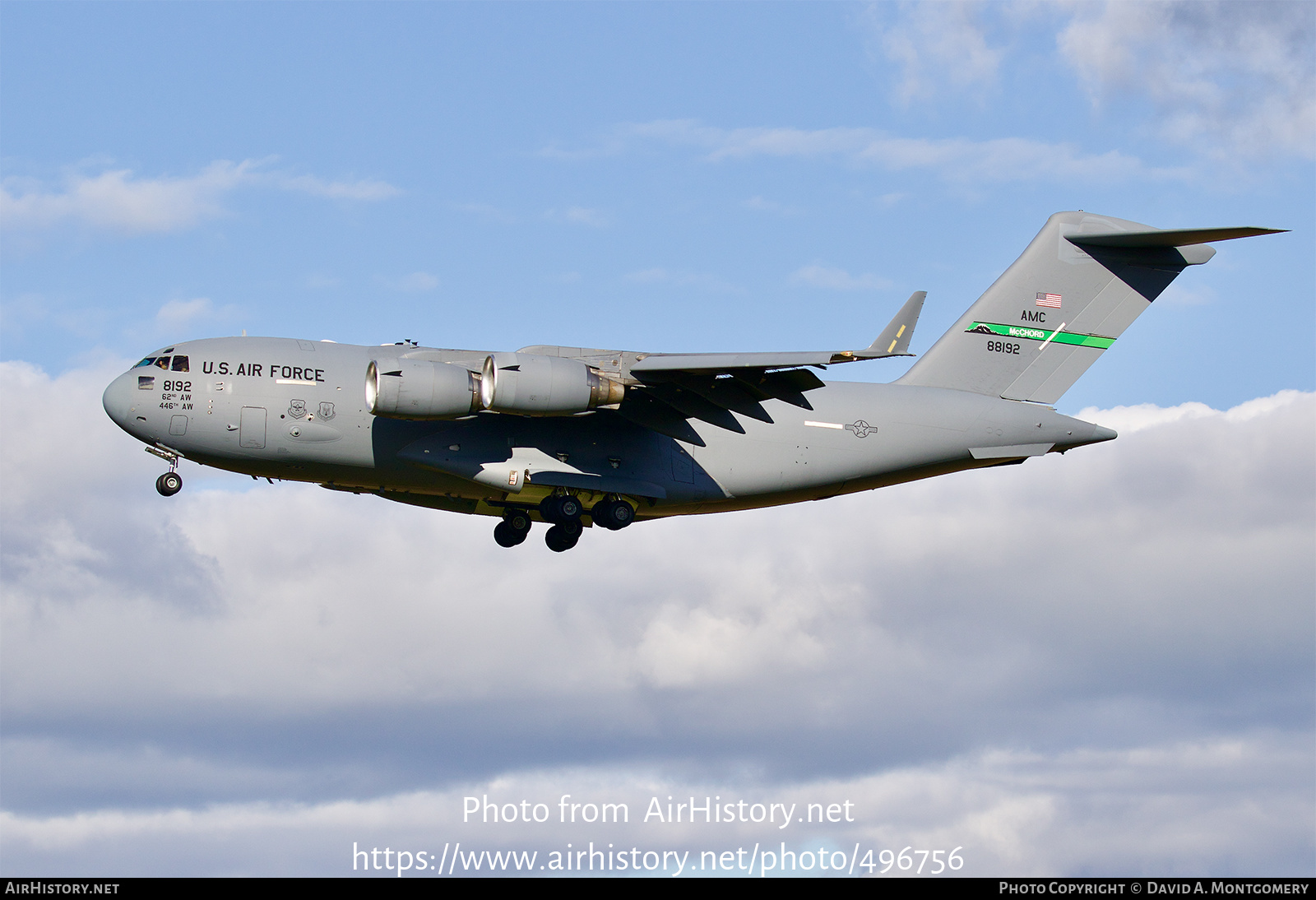 Aircraft Photo of 08-8192 / 88192 | Boeing C-17A Globemaster III | USA - Air Force | AirHistory.net #496756