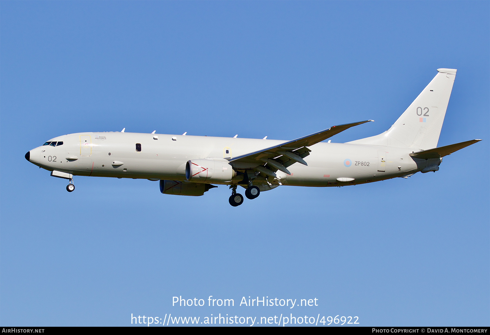 Aircraft Photo of ZP802 | Boeing P-8A Poseidon MRA1 | UK - Air Force | AirHistory.net #496922