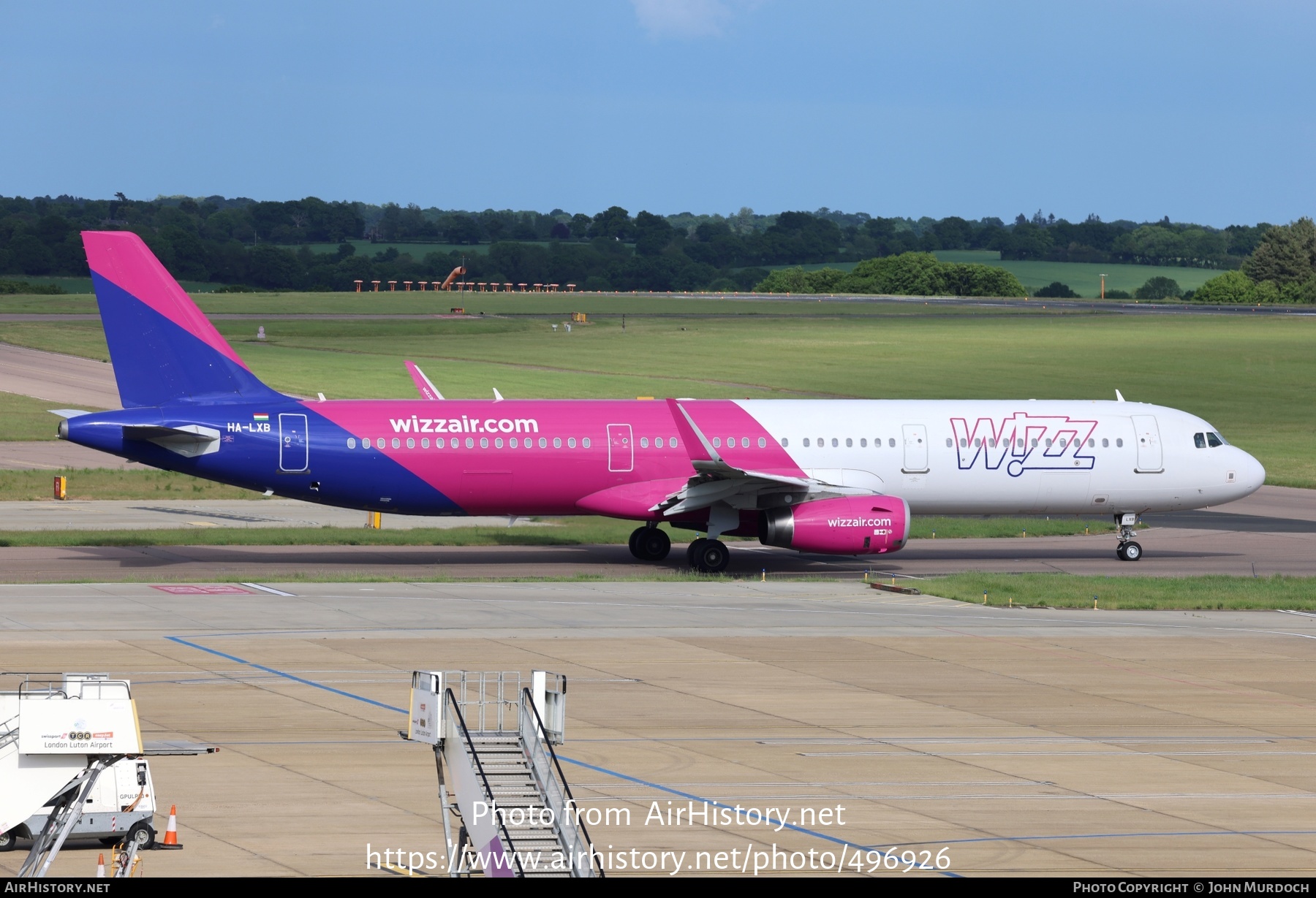 Aircraft Photo of HA-LXB | Airbus A321-231 | Wizz Air | AirHistory.net #496926