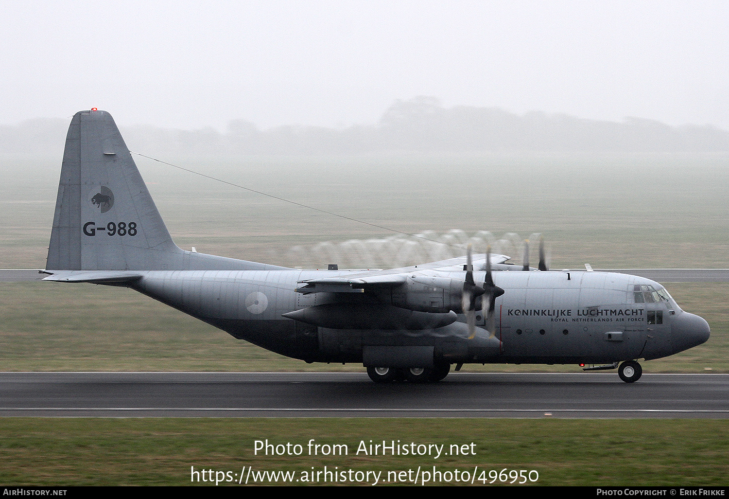 Aircraft Photo of G-988 | Lockheed C-130H Hercules | Netherlands - Air Force | AirHistory.net #496950