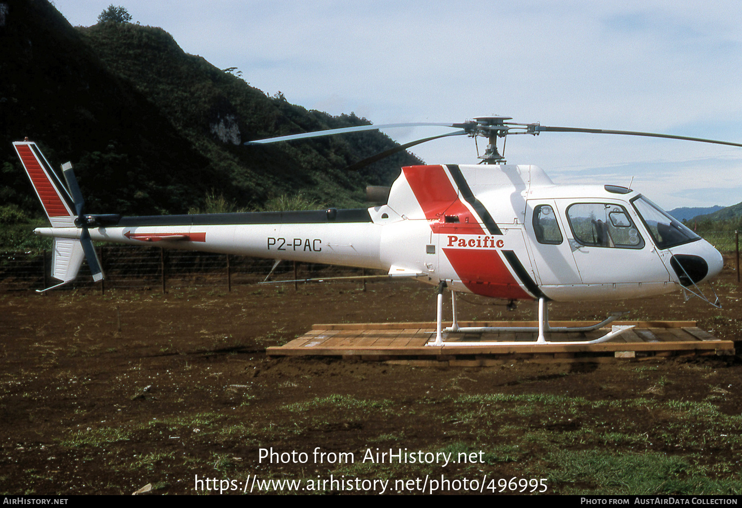 Aircraft Photo of P2-PAC | Aerospatiale AS-350BA Squirrel | Pacific Helicopters | AirHistory.net #496995