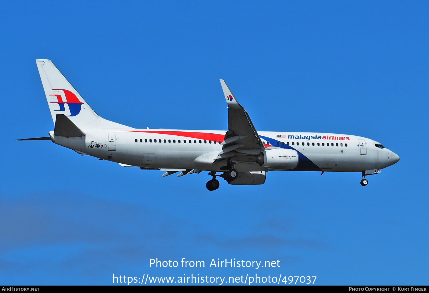 Aircraft Photo of 9M-MXO | Boeing 737-8SA | Malaysia Airlines | AirHistory.net #497037