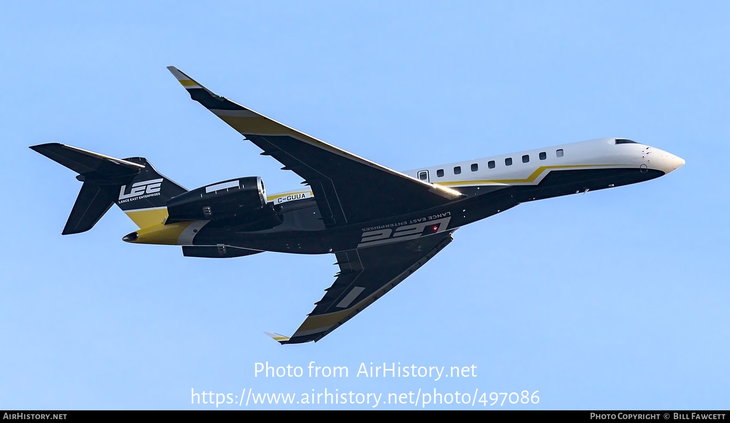 Aircraft Photo of C-GUUA | Bombardier Global 7500 (BD-700-2A12) | LEE - Lance East Enterprises | AirHistory.net #497086