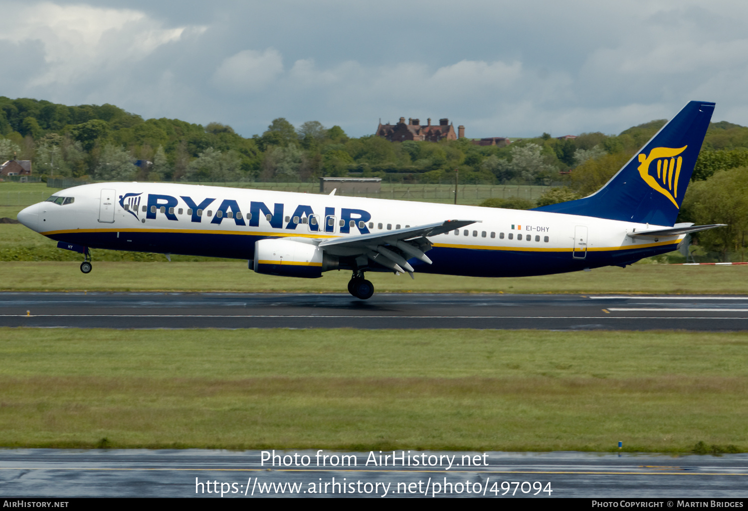 Aircraft Photo of EI-DHY | Boeing 737-8AS | Ryanair | AirHistory.net #497094