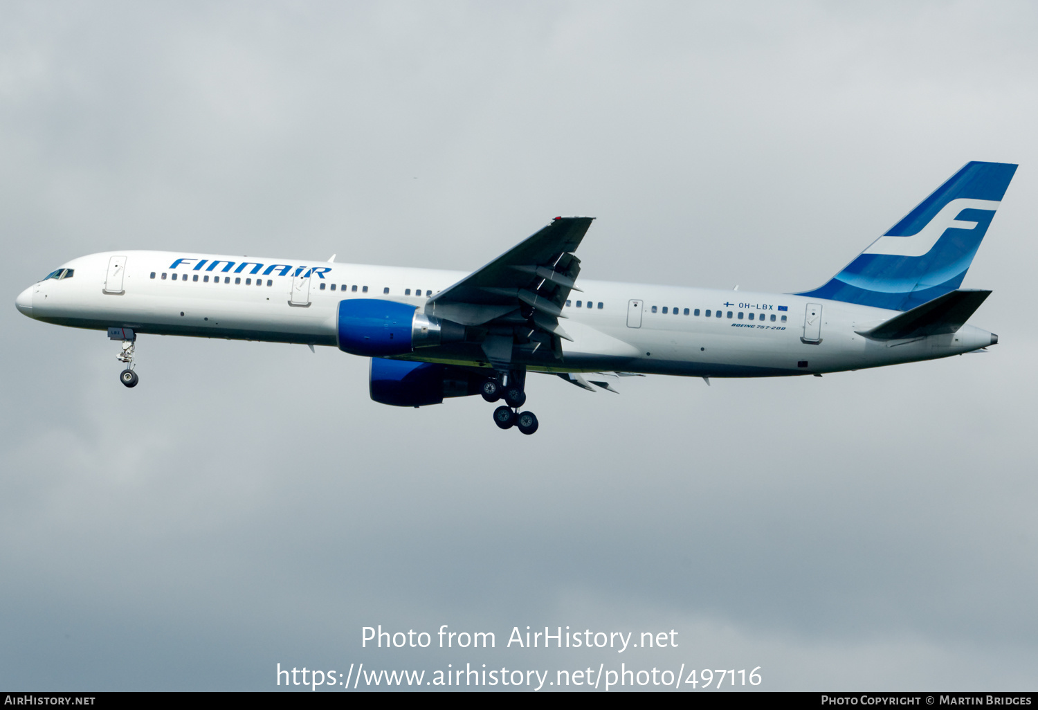 Aircraft Photo of OH-LBX | Boeing 757-2Q8 | Finnair | AirHistory.net #497116