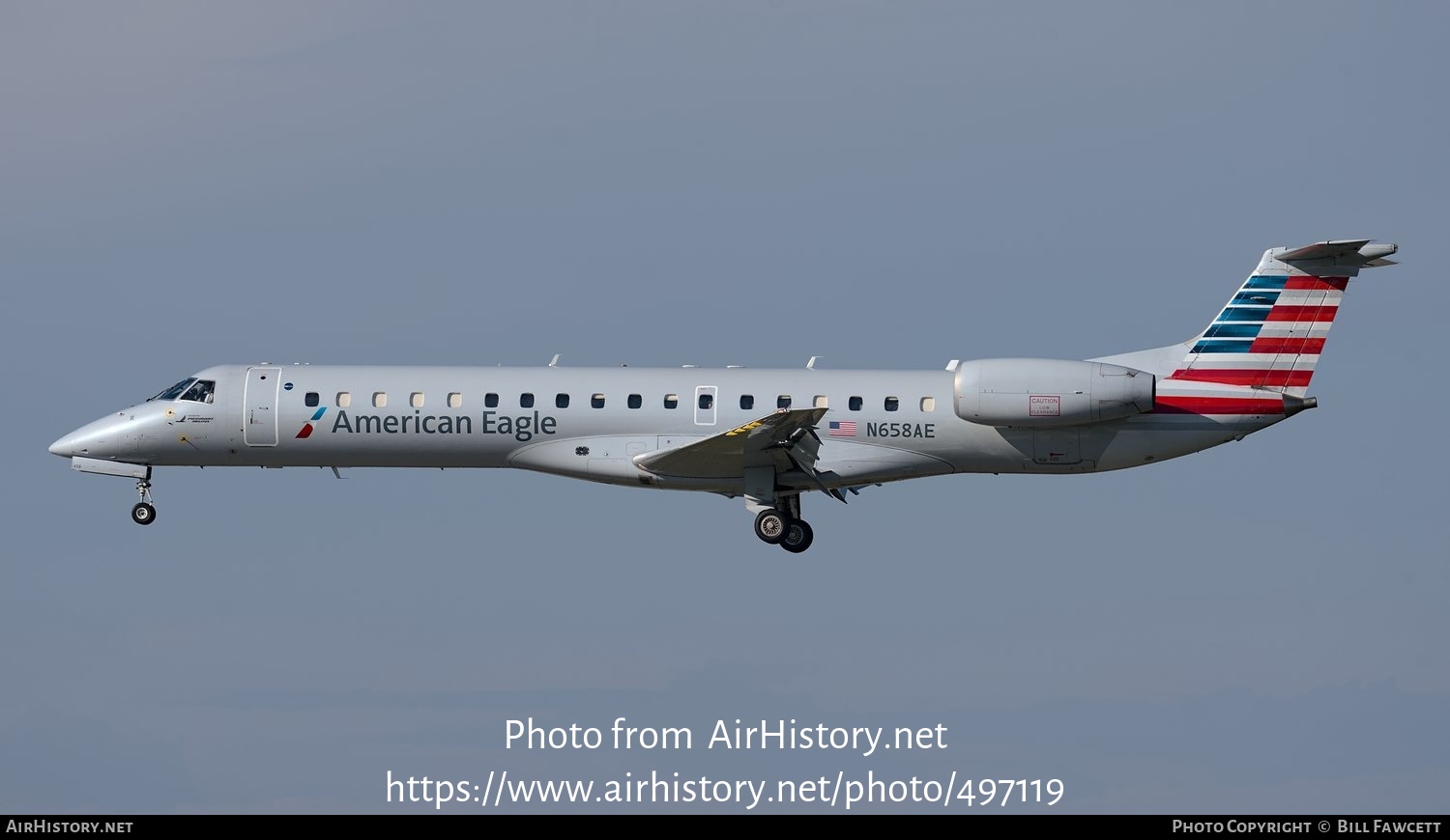 Aircraft Photo of N658AE | Embraer ERJ-145LR (EMB-145LR) | American Eagle | AirHistory.net #497119