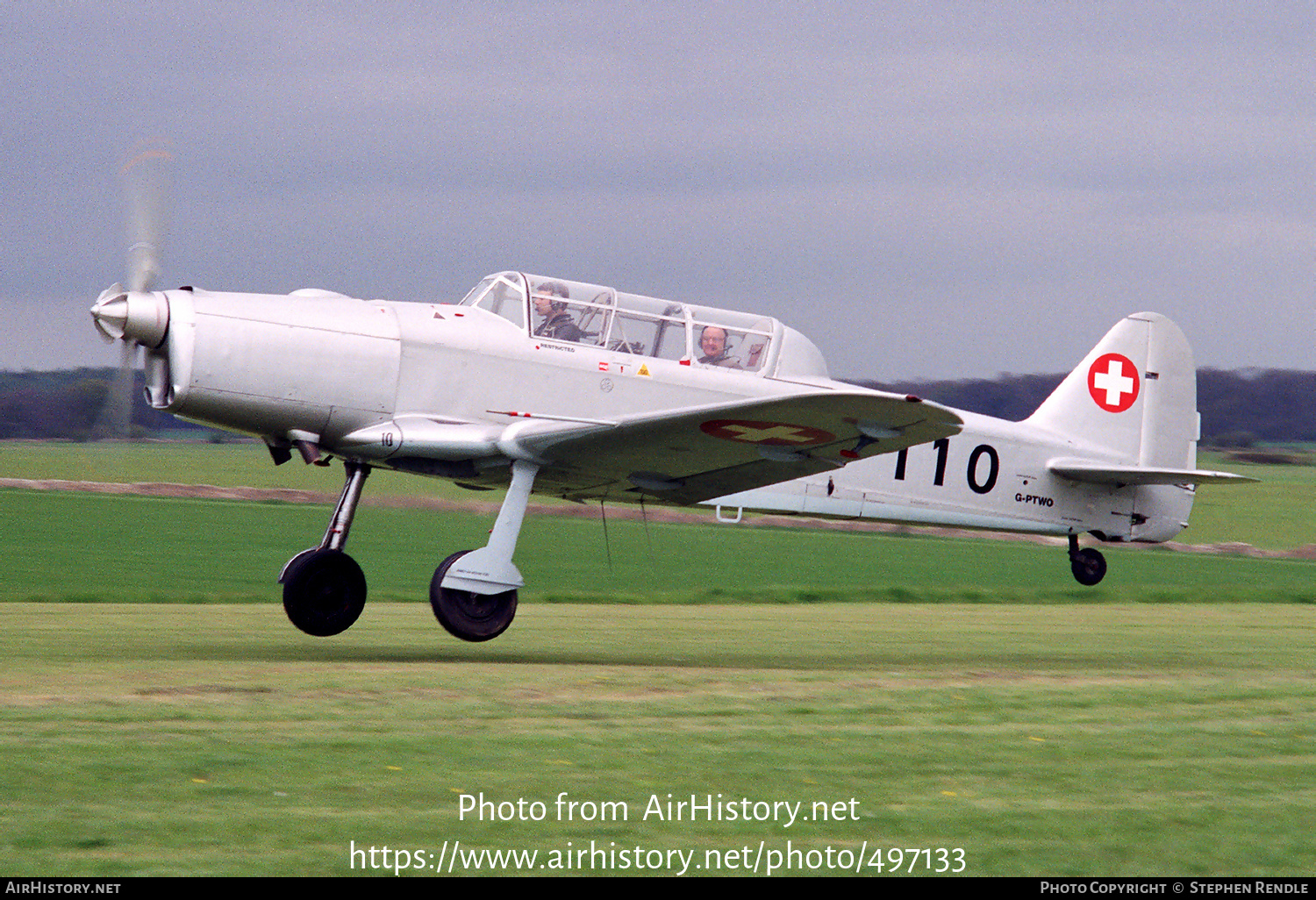 Aircraft Photo of G-PTWO / U-110 | Pilatus P-2-05 | Switzerland - Air Force | AirHistory.net #497133