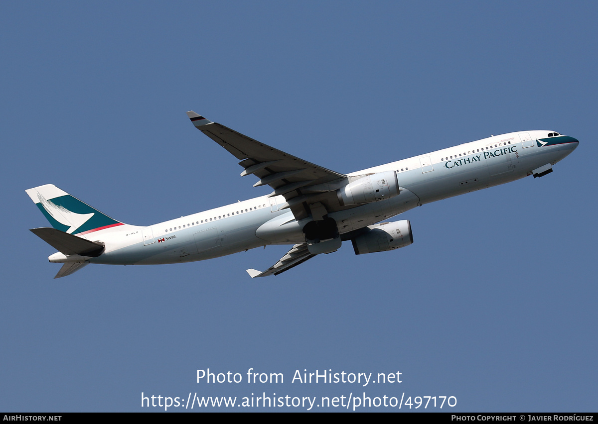 Aircraft Photo of B-HLO | Airbus A330-343E | Cathay Pacific Airways | AirHistory.net #497170