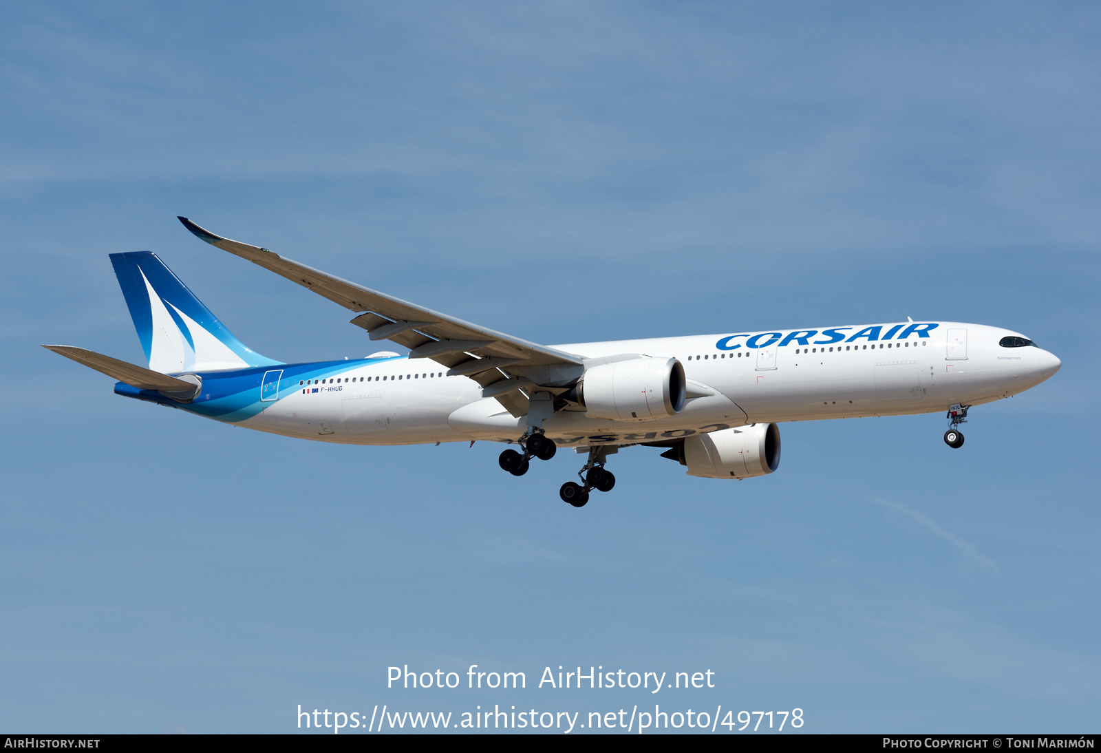 Aircraft Photo of F-HHUG | Airbus A330-941N | Corsair | AirHistory.net #497178