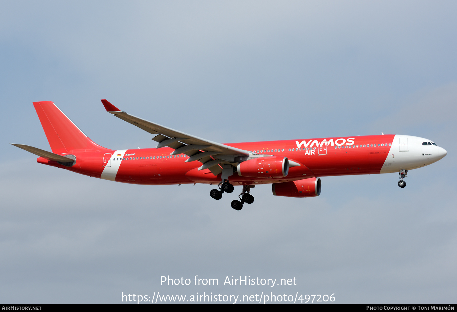 Aircraft Photo of EC-NTY | Airbus A330-343E | Wamos Air | AirHistory.net #497206