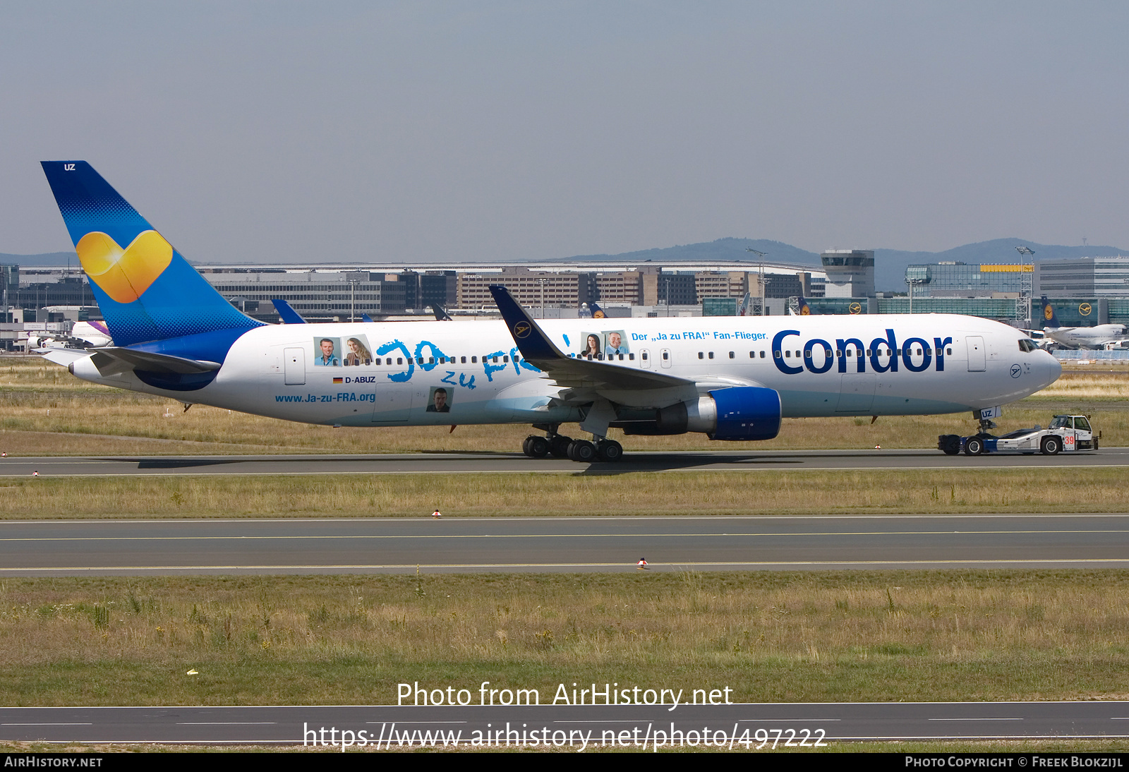 Aircraft Photo of D-ABUZ | Boeing 767-330/ER | Condor Flugdienst | AirHistory.net #497222