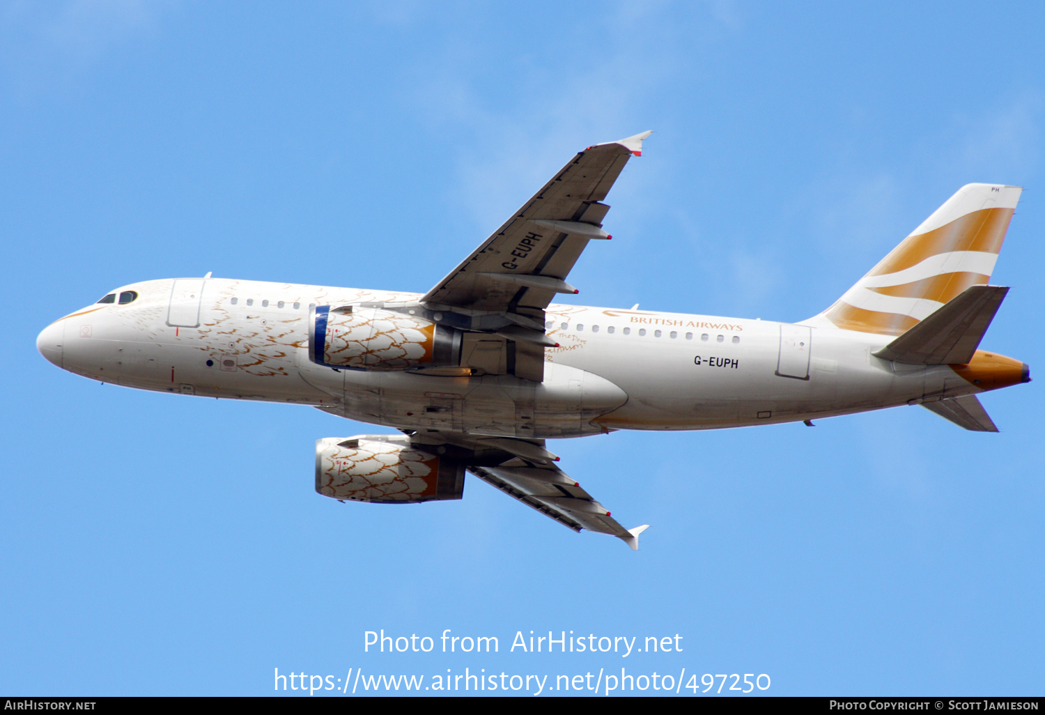 Aircraft Photo of G-EUPH | Airbus A319-131 | British Airways | AirHistory.net #497250