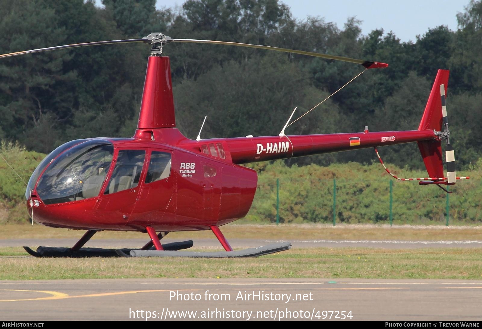 Aircraft Photo of D-HAIM | Robinson R-66 Turbine Marine | AeroHeli International | AirHistory.net #497254