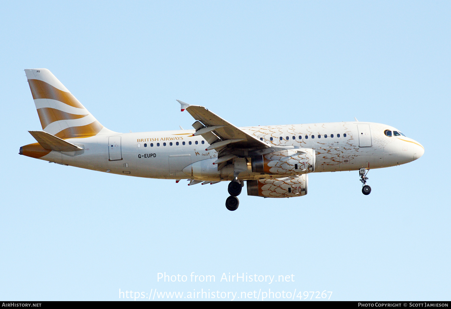 Aircraft Photo of G-EUPD | Airbus A319-131 | British Airways | AirHistory.net #497267