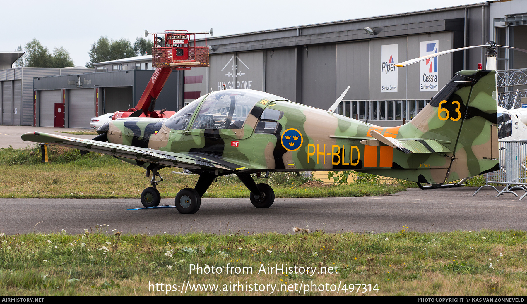 Aircraft Photo of PH-BLD / 61063 | Scottish Aviation Bulldog 120 | Sweden - Air Force | AirHistory.net #497314