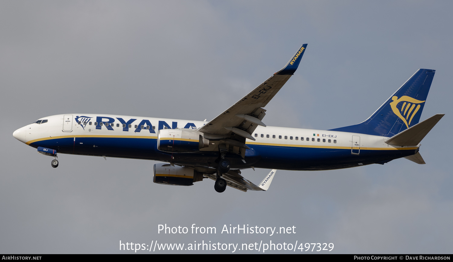 Aircraft Photo of EI-EKJ | Boeing 737-8AS | Ryanair | AirHistory.net ...