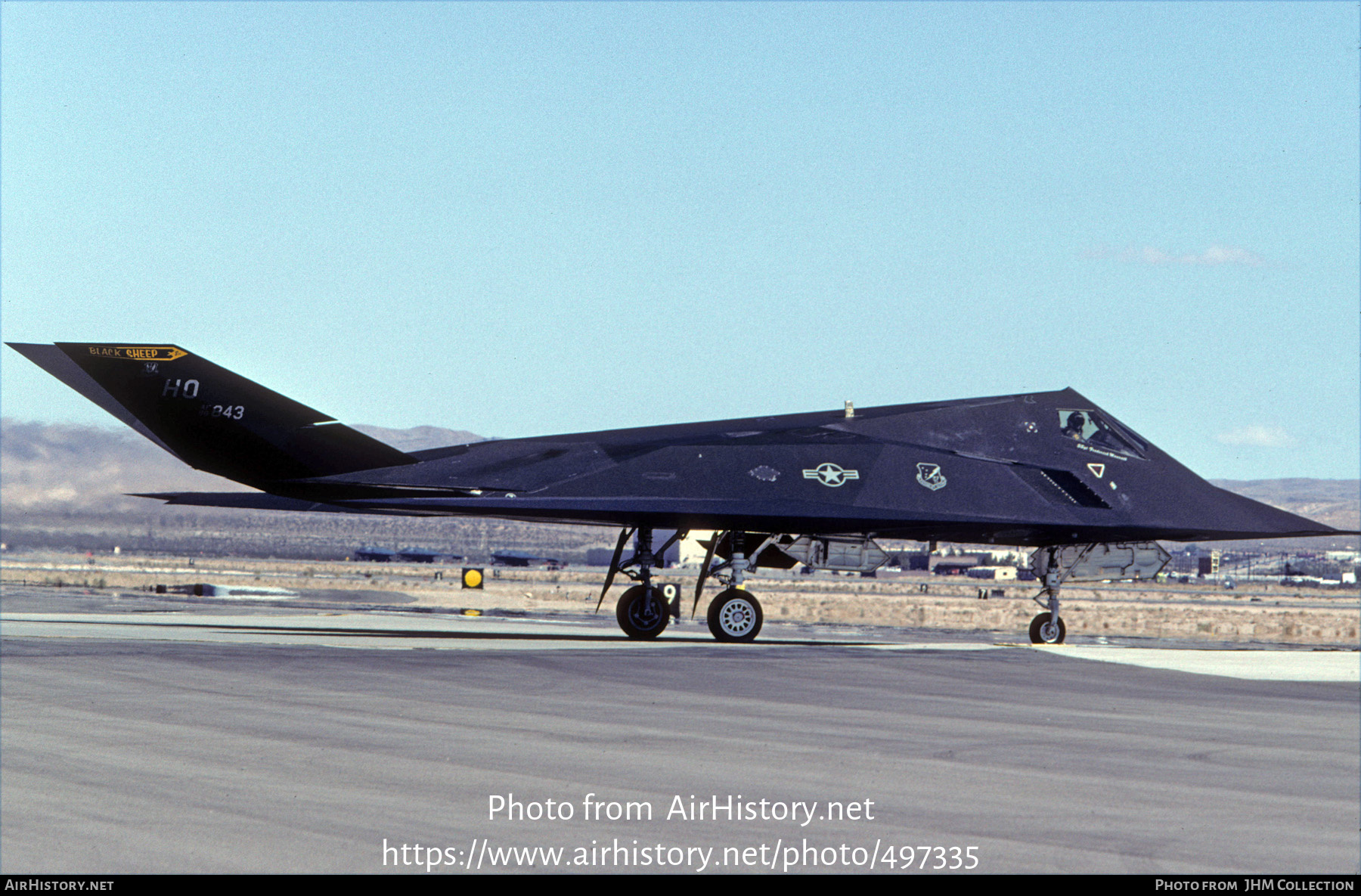 Aircraft Photo of 88-0843 / AF88-843 | Lockheed F-117A Nighthawk | USA - Air Force | AirHistory.net #497335