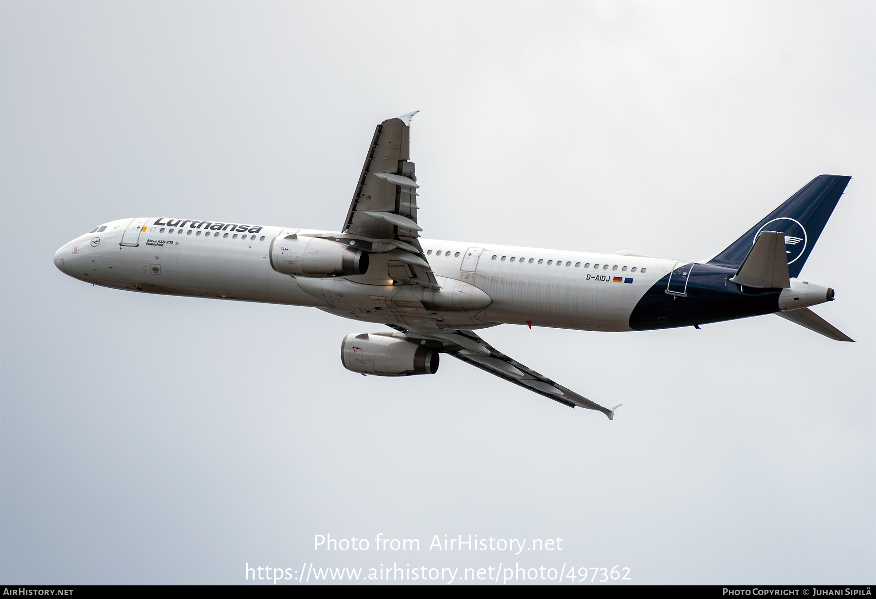 Aircraft Photo of D-AIDJ | Airbus A321-231 | Lufthansa | AirHistory.net #497362